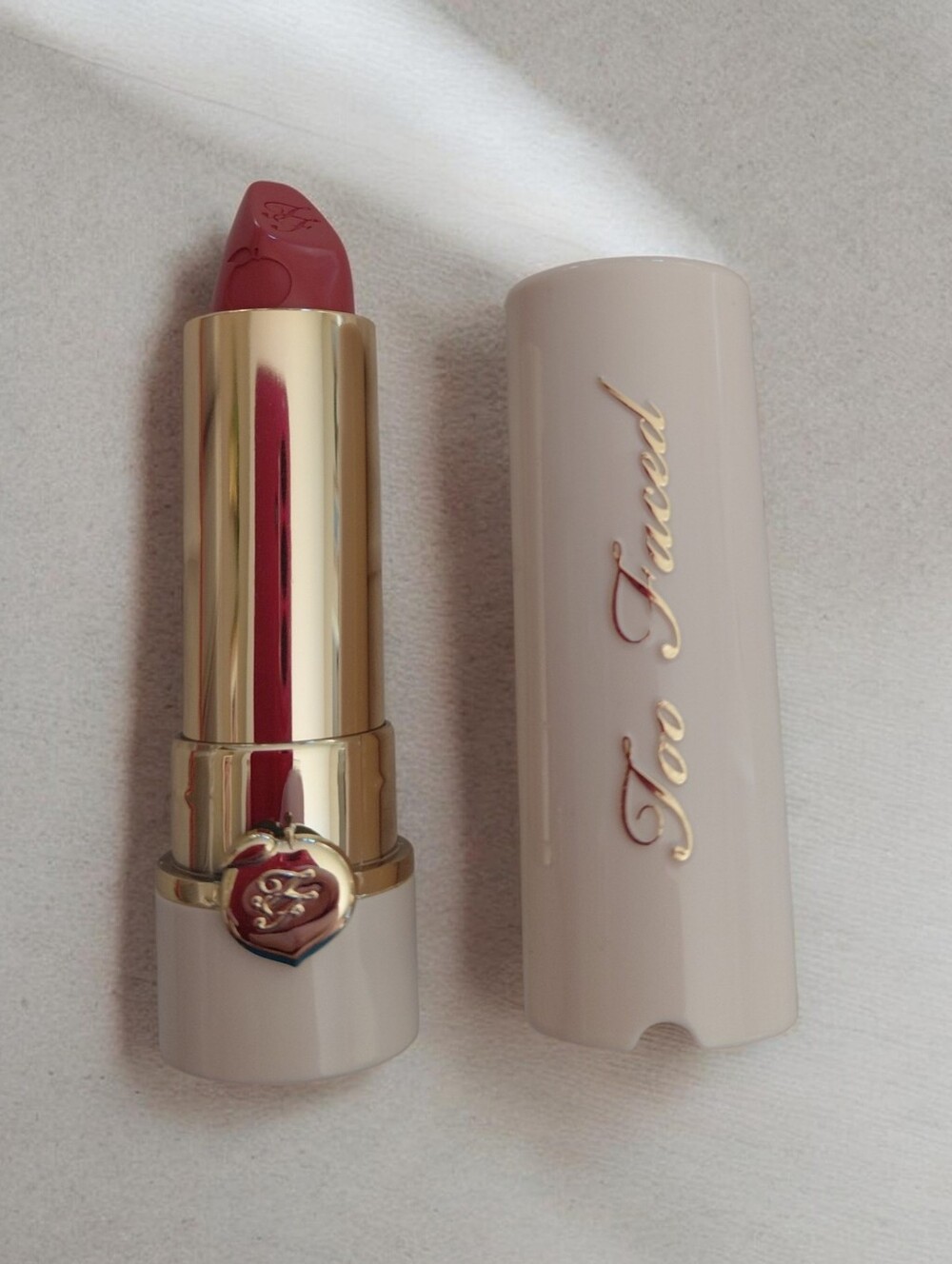 Too Faced Peach Kiss Lipstick--Got Peach?
